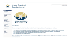 Desktop Screenshot of navyfootballbrotherhood.org