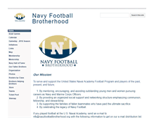 Tablet Screenshot of navyfootballbrotherhood.org